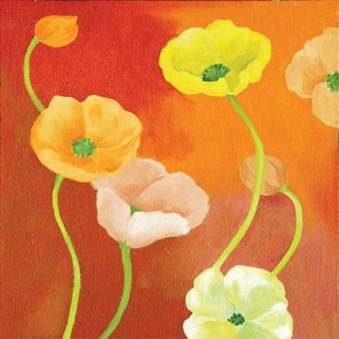 Tangerine Dream I Canvas Art - Margaret Ferry (24 x 24)