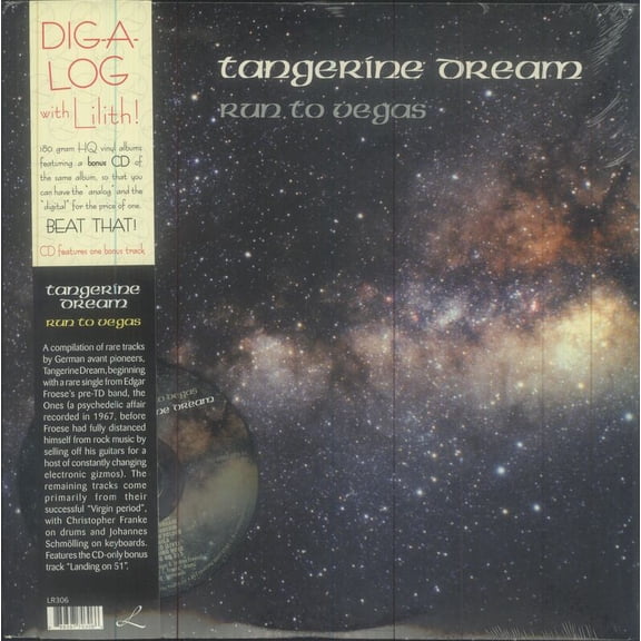 Tangerine Dream - Run To Vegas - LP Vinyl