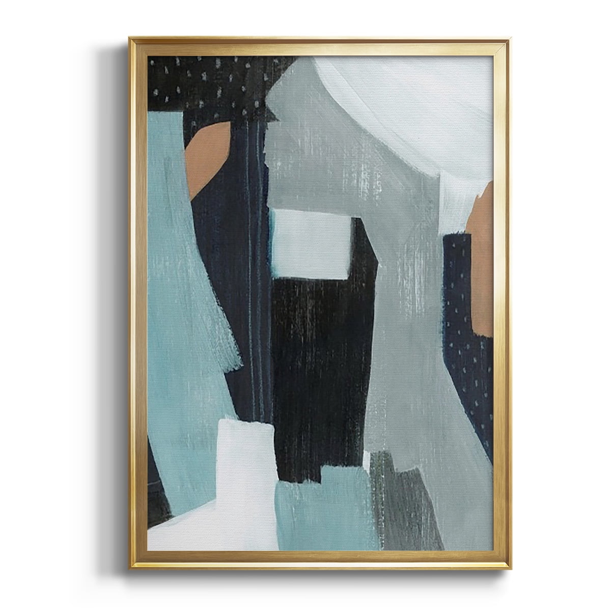 Tangerine Lagoon I Premium Framed Print, in Gold, Black, or Silver - Ready to Hang