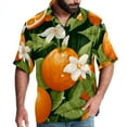 thumbnail image 1 of Tangerine Men's Printed Casual Button Down Short Sleeve Beach Shirts, 1 of 6