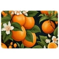thumbnail image 1 of Tangerine Modern Polyester Non-Slip Floor Rug Office Mat, Machine Washable Office Rugs, 1 of 6