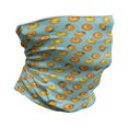 thumbnail image 1 of Tangerine Neck Gaiter, Drawn Mandarins, Unisex, Turquoise Orange, by Ambesonne, 1 of 3