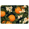 thumbnail image 1 of Tangerine Non-Slip Polyester Chair Mat Kitchen Rug Office Mat Machine Washable, 1 of 6