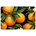thumbnail image 1 of Tangerine Non-Slip Polyester Floor Carpet Door Rugs Outdoor Carpet, Machine Washable, 1 of 6