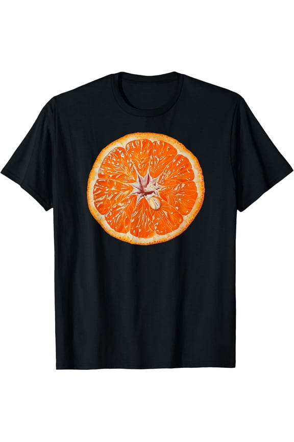 Tangerine Orange Fruit Easy Last Minute Halloween Costume T-Shirt