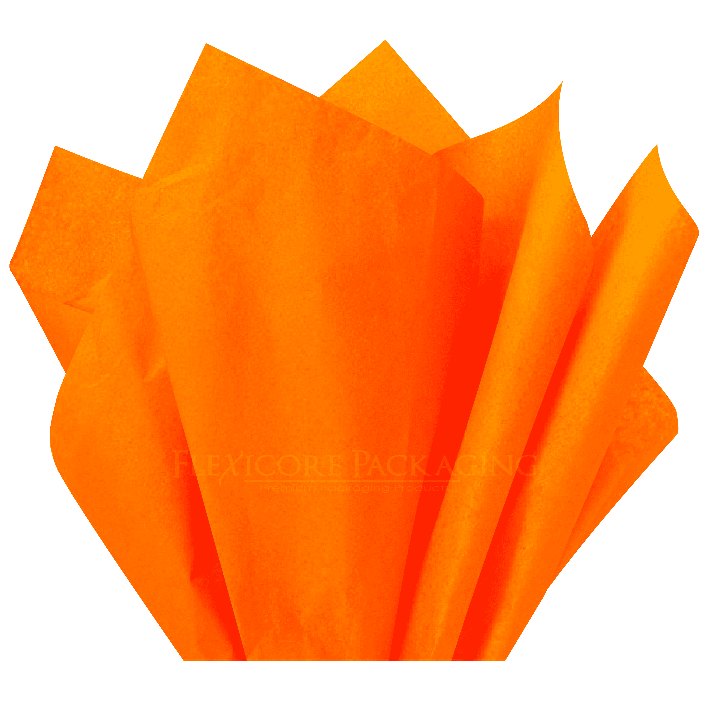 Tangerine Orange Tissue Paper, 15x20, 100 ct