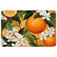 thumbnail image 1 of Tangerine Polyester Non-Slip Indoor Rugs Chair Mat Floor Carpet Machine Washable, 1 of 6
