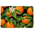thumbnail image 1 of Tangerine Polyester Non-Slip Machine Washable Area Rugs for Office Floor, 1 of 1