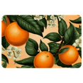 thumbnail image 1 of Tangerine Polyester Non-Slip Machine Washable Floor Carpet Chair Mat Floor Rug, 1 of 6