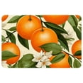 thumbnail image 1 of Tangerine Polyester Non-Slip Machine Washable Floor Mats & Door Mat Chair Rug, 1 of 6
