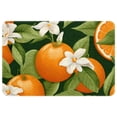 thumbnail image 1 of Tangerine Polyester Non-Slip Machine Washable Outdoor Carpet Door Mat - Door Rug - Door Rugs, 1 of 1
