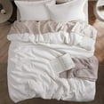 thumbnail image 1 of The Tangerine Store 3-Piece Pure Cotton Duvet Cover Set (102x90 in) - Pure White King Duvet Cover Set with Standard Shams - Pre-Washed, Handmade - Chic Home Decor, 1 of 6