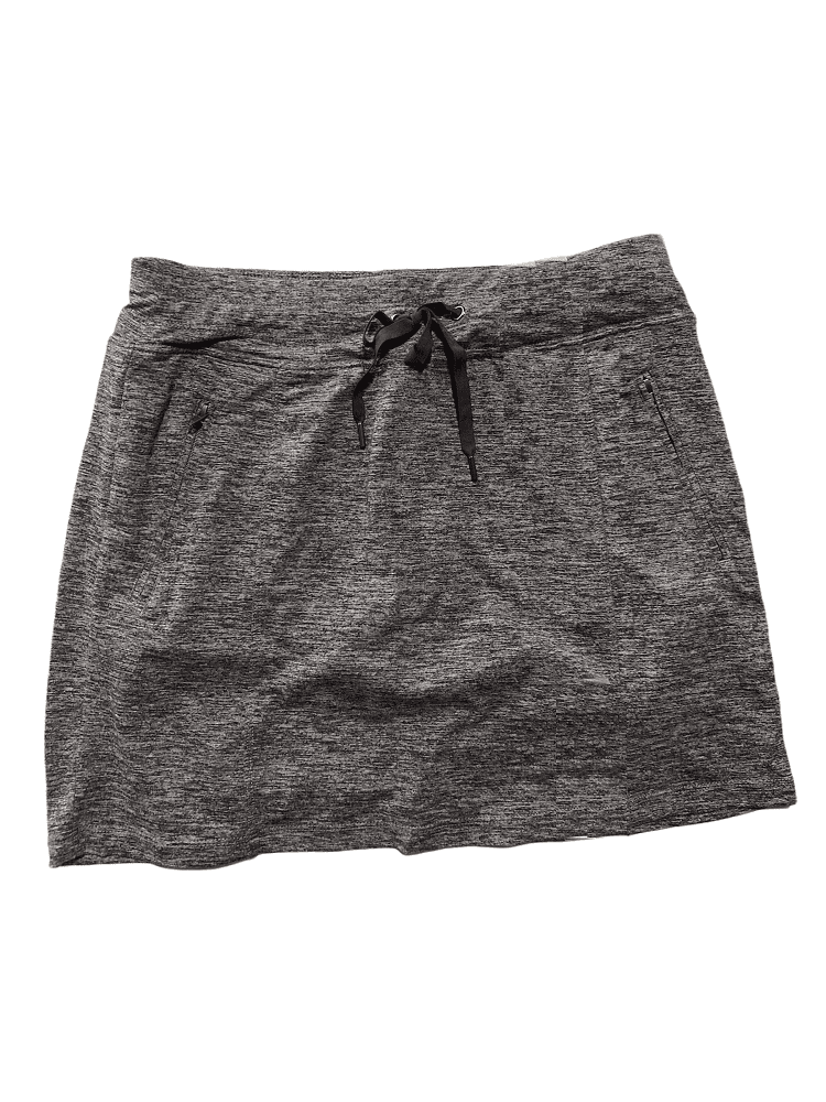Tangerine Women's Soft Active Zip Pocket Drawstring Skort
