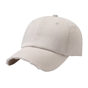 Tanghaowl Baseball Cap Women Couple's Fashion Hole Casual Cap Washed Hat Sun Protective Soft Top Smooth Plate Baseball Cap Softball