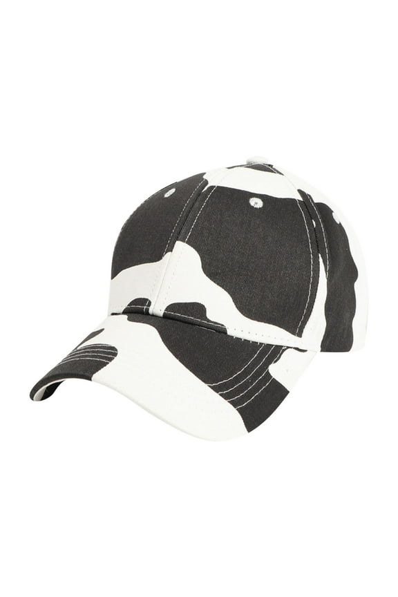 Baseball Cap Women Cow Print Hat Unisex Cow Print Baseball Cap Womens Mens Baseball Hat Casual Caps Sports Hat Sweat Hat