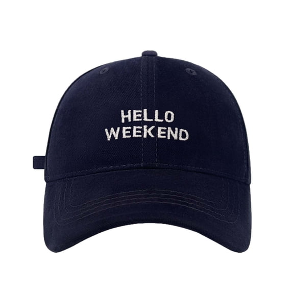 Tanghaowl Baseball Cap Women Men's Retro Wide Hat Shade Fashion Letter Personality Embroidered Cap Baseball Cap Patience Hat