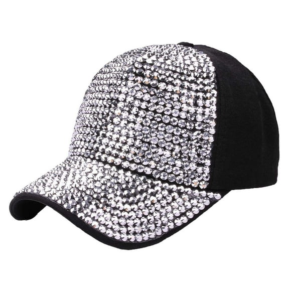 Tanghaowl Baseball Cap Women Women's Fashion Rhinestone Summer Baseball Cap Trendy Sun Hat For Outdoor Activities Men's Mesh Hats