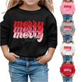 thumbnail image 1 of Tanghaowl Childrens Hoodies Girl Hoodie Long Sleeve Soft Sweatshirt Graphic Hoody Kids Cute Pullovers Top Clothes for Girls Black 5-6 Years, 1 of 4