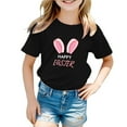thumbnail image 1 of Tanghaowl Easter Shirts for Boys Girls Easter Children's Cute Rabbit Easter Egg Casual T Shirt Ting Tops for Teen Girls, 1 of 4