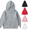 thumbnail image 1 of Tanghaowl Girls Pullover Boys Girls Toddlers Pullover Hoodie Sweatshirts for Casual Comfortable Style and Warmth Grey 8-10 Years, 1 of 4