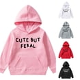 thumbnail image 1 of Tanghaowl Girls Pullover Girls Half Zip Sweatshirt Quarter Zip Pullover Sweatshirts with Pocket Hoodie Sweater Fall for Girls with Cozy Fit Pink 8-10 Years, 1 of 4