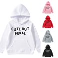 thumbnail image 1 of Tanghaowl Girls Pullover Girls Half Zip Sweatshirt Quarter Zip Pullover Sweatshirts with Pocket Hoodie Sweater Fall for Girls with Cozy Fit White 13-14 Years, 1 of 4