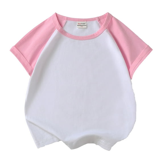 Tanghaowl Girls Shirts Girls Boys Tshirt Raglan Shirt Baseball Tee T Shirt Short Solid Color Shirts Winter Graphic Tee