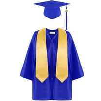 Tanghaowl Kids Graduation Cap and Gown,Kids Cap And Gown Kindergarten Graduation Cap And Gown For Kids Cap & Gown Unisex Graduation Gown Cap Tassel Set 2025 11-14 Years