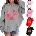 thumbnail image 1 of Tanghaowl Kids Hoodies Girl Boy Hoodie Long Sleeve Soft Sweatshirt Graphic Hoody Kids Cute Pullovers Top Clothes for Girls with Cute Design Grey 8-10 Years, 1 of 2