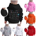 thumbnail image 1 of Tanghaowl Kids Hoodies Girl Hoodie Long Sleeve Soft Sweatshirt Graphic Hoody Kids Cute Pullovers Top Clothes for Girls with Cute Print Black 12-13 Years, 1 of 4