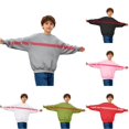 thumbnail image 1 of Tanghaowl Kids Sweatshirts Boys Girls Lined Long Sleeve Kids Warm Winter Pullover Hooded Sweatshirt Sweater with Cozy Lining Grey 5-6 Years, 1 of 6