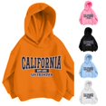 thumbnail image 1 of Tanghaowl Kids Sweatshirts Kids Girls Sports Shirt Boy Girl Casual Personality Hoodie Pullover Hooded with No Pocket Tops for Active Kids Orange 11-12 Years, 1 of 4