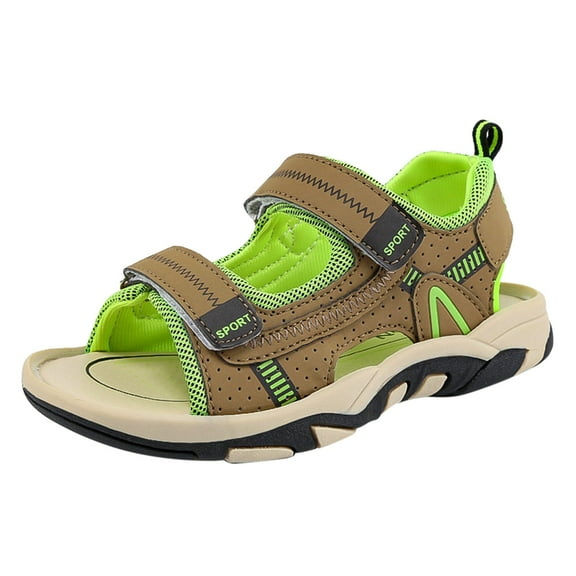Tanghaowl Summer Boys Girls Sandals Walking Shoes Kids Toddler Slides Sandals Unisex Children Casual Toddler Beach