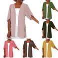 thumbnail image 1 of Tanghaowl Summer Cardigan Women's Lightweight Cardigan for Daily Wear Open Front Knit Sweater Casual Cardigan with Soft Comfort for Spring and Fall Red2 M, 1 of 6