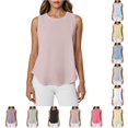 thumbnail image 1 of Tanghaowl Tank Tops for Women, Women's Tanks & for Everyday Wear Stylish Versatile Tops Ideal for Casual Occasions Comfort Fit Sleeveless Shirts for Women Light Pink L, 1 of 5