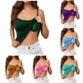 thumbnail image 1 of Tanghaowl Tank Tops for Women, Seamless Comfort Camisole Built In Bra Padded Tank Top Everyday Wear Layering Army Green XXXL, 1 of 6