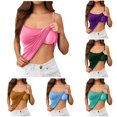 thumbnail image 1 of Tanghaowl Tank Tops for Women, Seamless Comfort Camisole Built In Bra Padded Tank Top Everyday Wear Layering Hot Pink M, 1 of 6
