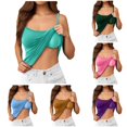 thumbnail image 1 of Tanghaowl Tank Tops for Women, Seamless Comfort Camisole Built In Bra Padded Tank Top Everyday Wear Layering Mint Green XXXXXXL, 1 of 6