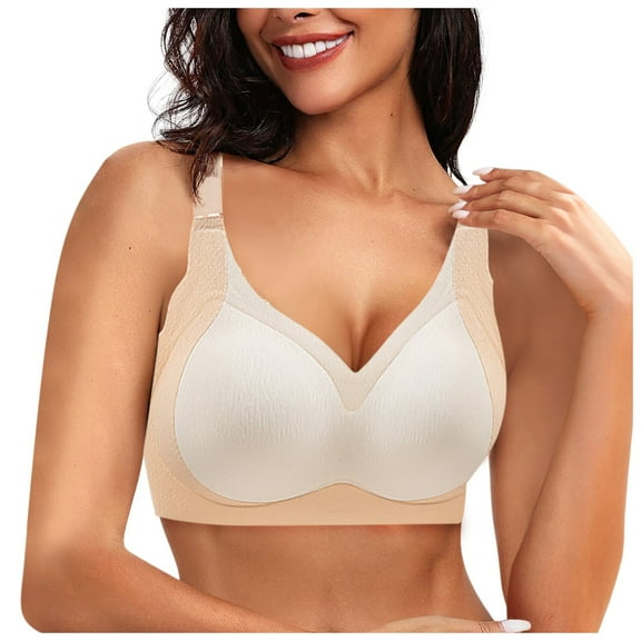 Tanghaowl Women Solid Maternity Open Button Breastfeeding Bra Pulls Up Sag Feeding Comfort Thin Bra 36 C Womens Bra