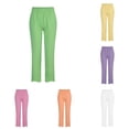 thumbnail image 1 of Tanghaowl Women's Pants, s Women's Casual Pants |Casual Trousers for Women with Relaxed Fit and Easy Comfort Green L, 1 of 9