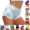 thumbnail image 1 of Tanghaowl Women's Shorts, Women Booty Shorts Athletic Yoga Gym Running Hot Pants Workout Summer Blue2 S, 1 of 7
