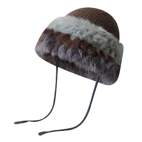 Tanghaowl Womens Hat Brown Knit Bucket Hat For Women Flattering Fisherman Style | Comfortable And Stylish Accessory For All Seasons Trapper Hat