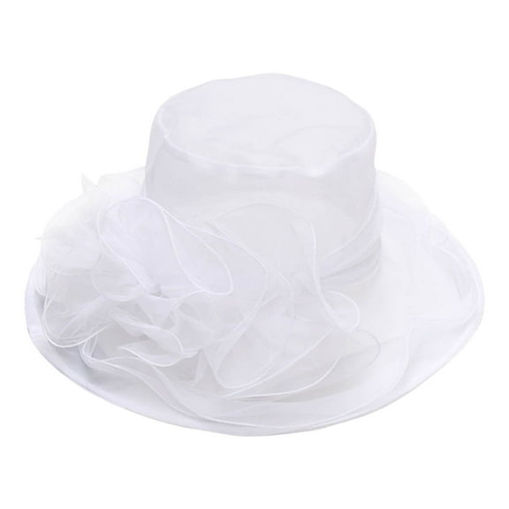 Tanghaowl Womens Hat European And Fashion Sun Hat Mesh Lace Flower Sun Hat Outdoor Foldable Large Brim Women's Hat Summer Wide Rim Hat Men