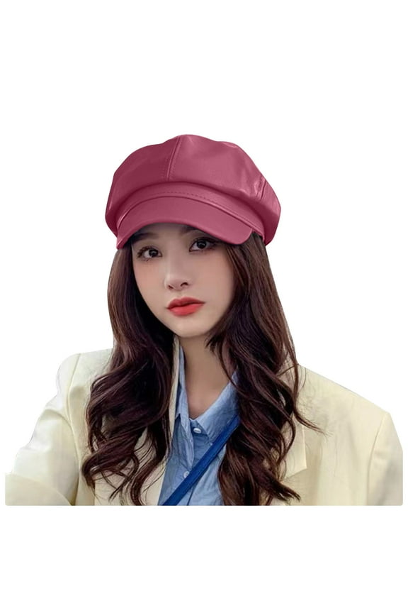 Womens Hat Leather Newsboy Cabbie Winter Hat For Women Beret Hat Hat Cabbie Painter Cap Aka Winter Hat