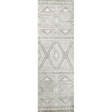 Tangier Geometric Contemporary Polypropylene Power Loom Rectangle Area Rug - Biscuit - 8 ft. 6 in. x 11 ft. 6 in.