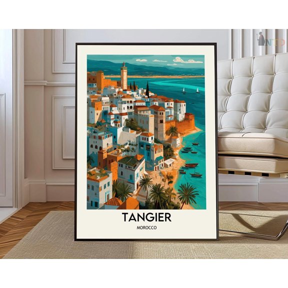 Tangier Morocco Poster Unframed Paper Print