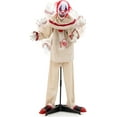 Tangkula 5FT Grins Animatronic Killer Clown, Indoor Outdoor Scary Clown