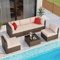 thumbnail image 1 of Tangkula Acacia Wood Outdoor Bench, 48" Long Patio Dining Bench w/Metal Legs, Slatted Seat, Backless Picnic Bench, Farmhouse Furniture for Garden Poolside Porch Balcony Deck Indoor (2,Natural), 1 of 7