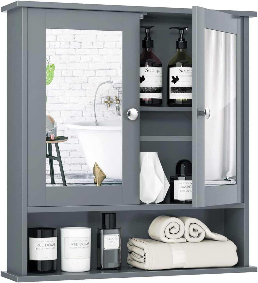 Wall Hanging Bathroom Cabinet with Mirror: Space-Saving Elegance for Your Bath