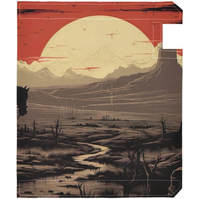 Tangkunup Cowboy at Sunset Maibox Covers Oversize 25.